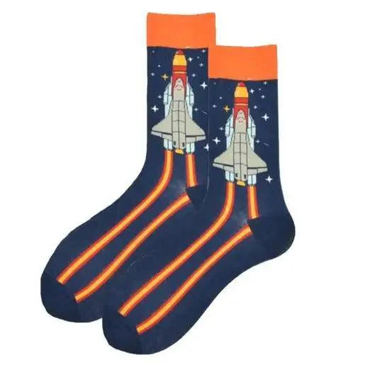 Men Cotton Socks Gradient Color Summer Style Long Wedding Sock Men  Knee High Business Socks Man Socks Men's Ladies Novelty Bright Colorful Patterned Cotton Socks