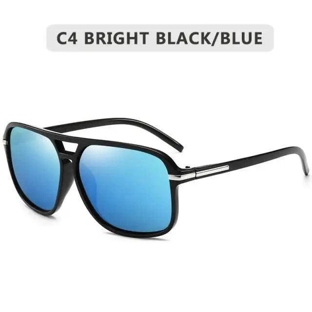 Men Elegant Cool Square Style Fashion Polarized Sunglasses Driving Vintage Design UV400 Sun Glasses