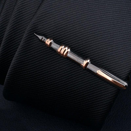 Men's Metal Necktie Bar Unique Vintage Necktie Bar Clip Tie Pin Business Meeting Party Men Necktie Bar Formal Shirt Wedding Gold Tie Clip Men's Gift Fashion Tie Clips Clothing Accessories For Your Husband