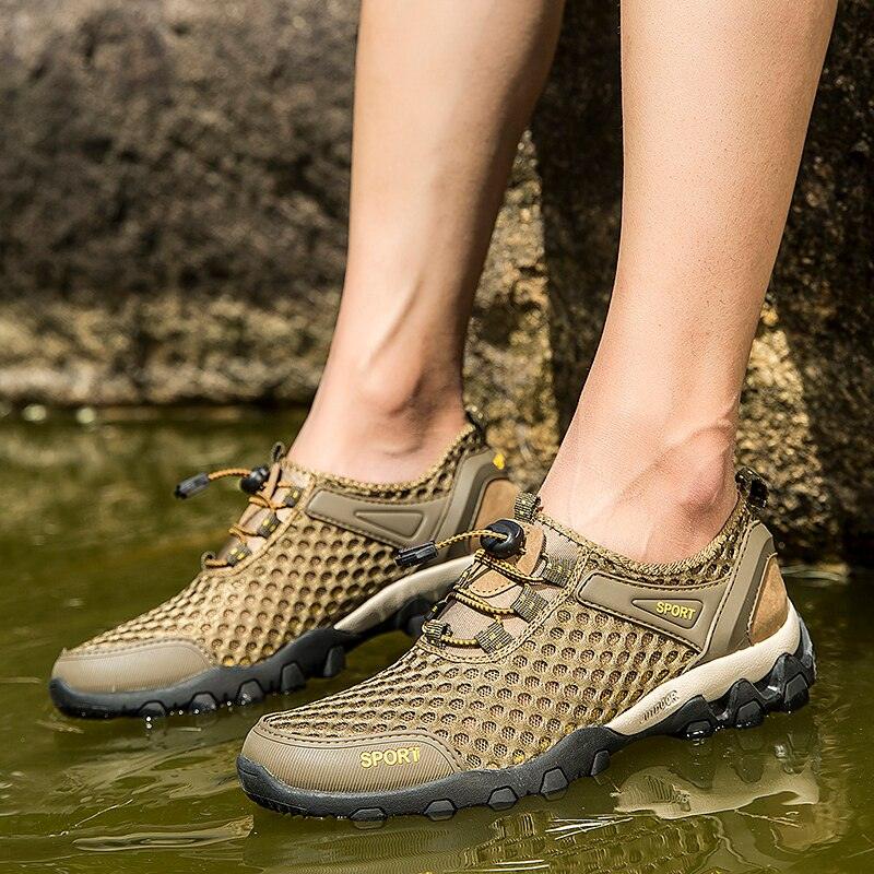 Herren Anti-Rutsch-Wander-Kletter-Wassersportschuhe Strandschuhe Barfuß-Surfschuhe Outdoor-Fluss-Upstream-Schnelltrocknende Barfuß-Strand-Sneaker Schwimm-Boot-Angel-Yoga-Fitnessstudio