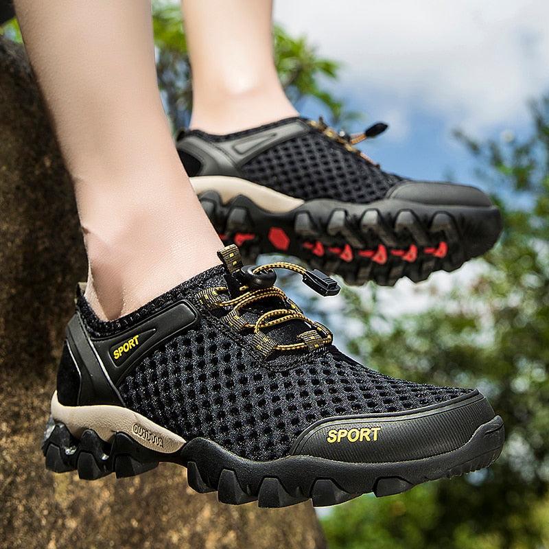Herren Anti-Rutsch-Wander-Kletter-Wassersportschuhe Strandschuhe Barfuß-Surfschuhe Outdoor-Fluss-Upstream-Schnelltrocknende Barfuß-Strand-Sneaker Schwimm-Boot-Angel-Yoga-Fitnessstudio