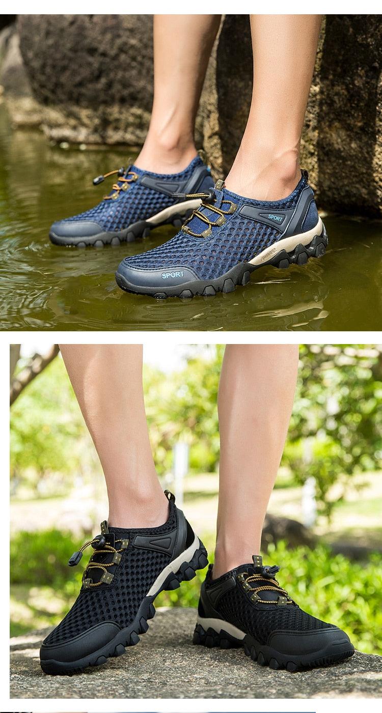 Herren Anti-Rutsch-Wander-Kletter-Wassersportschuhe Strandschuhe Barfuß-Surfschuhe Outdoor-Fluss-Upstream-Schnelltrocknende Barfuß-Strand-Sneaker Schwimm-Boot-Angel-Yoga-Fitnessstudio