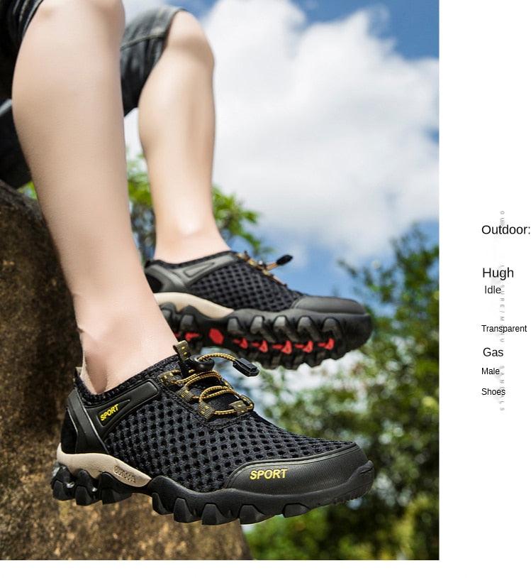 Herren Anti-Rutsch-Wander-Kletter-Wassersportschuhe Strandschuhe Barfuß-Surfschuhe Outdoor-Fluss-Upstream-Schnelltrocknende Barfuß-Strand-Sneaker Schwimm-Boot-Angel-Yoga-Fitnessstudio