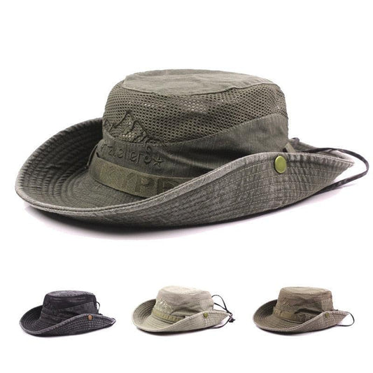 Casquette de voyage d'extérieur pour homme, maille respirante, rétro, en coton, chapeau bob unisexe, chapeau de haute qualité, chapeaux de pêche, bob original, casquette de plage pour papa, bob de pêche, chapeau d'été réglable