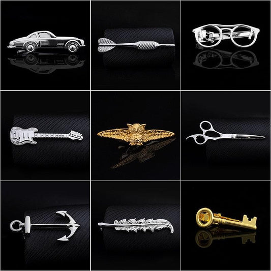 Mens Copper Tie Clip Bar Necktie Pin Clasp Classic Tie Clips Tie Clip For Men Necktie Clips Pin For Mens  Wedding Charm Creative Gifts Clip Quality Mens Luxury Gifts Jewelry Tie Bar Suitable For Holiday Gifts Family Parties And Anniversaries