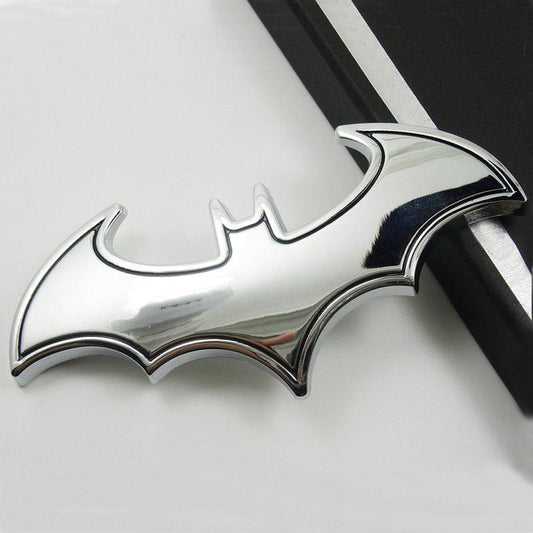 Metal 3D Bat Stickers Fan Emblems Batman 3D Car Badge Auto Car Logo Cartoon Bat Sticker Metal Badge Emblem Tail Decal Motorcycle Car Accessories  Metal Bat Car Emblem Logo Stickers Decal Decorations Bat Action Figures Auto Accessories