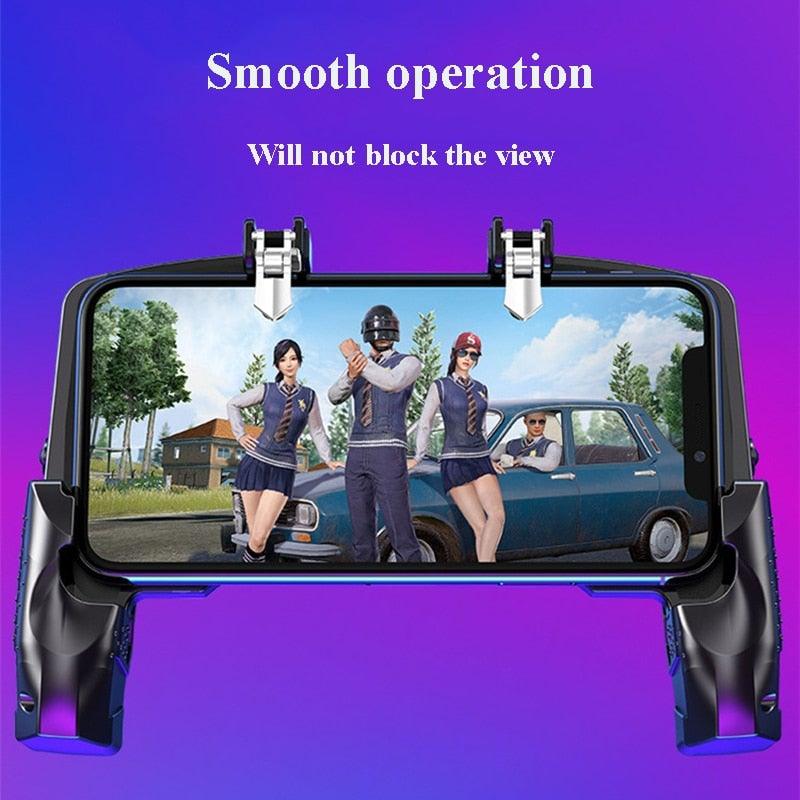 Metal Controller Joystick For Mobile Trigger Gamepad For Android Phone Shooting Game Trigger Fire Buttons Shooter Sensitive Joystick, Gamepad