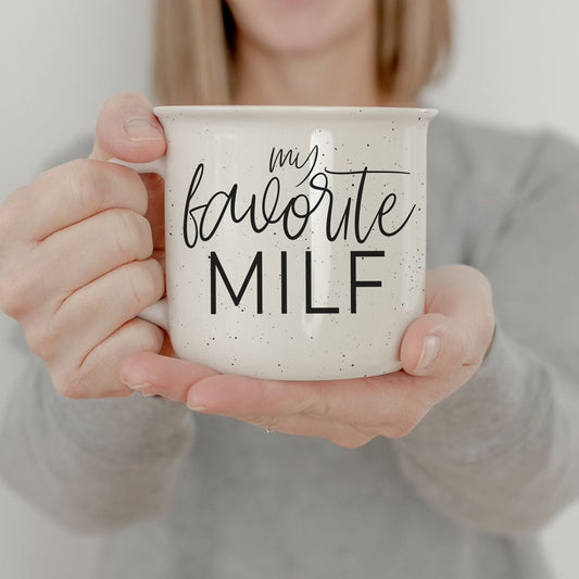 Mug MILF drôle 410 ml Tasse à café en céramique Maman espiègle amoureuse de l'automne