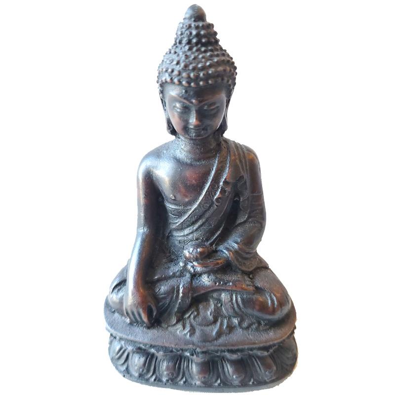 Mini Buddha Harzfigur Kleine Meditations-Heimdekoration