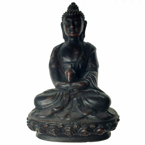 Mini Buddha Harzfigur Kleine Meditations-Heimdekoration