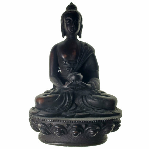 Mini Buddha Harzfigur Kleine Meditations-Heimdekoration