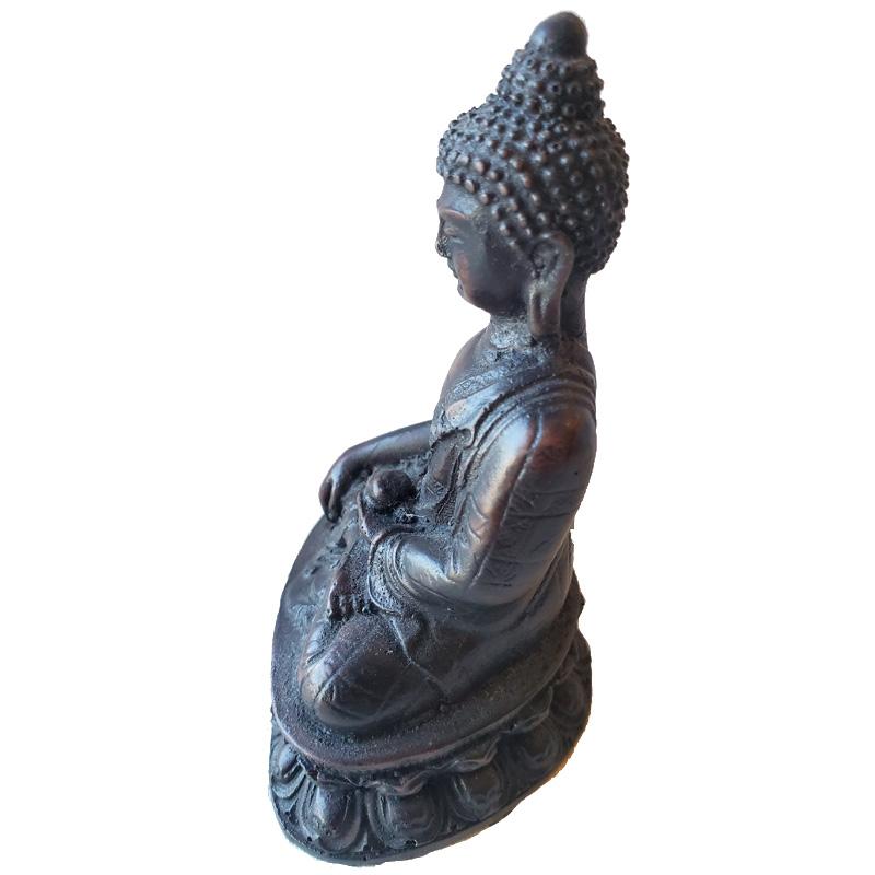 Mini Buddha Harzfigur Kleine Meditations-Heimdekoration
