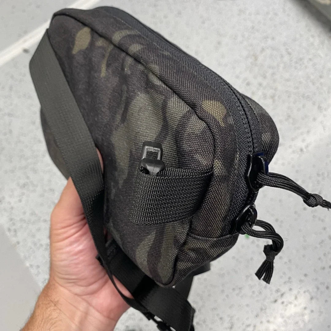 Sac banane minimaliste motif forêt