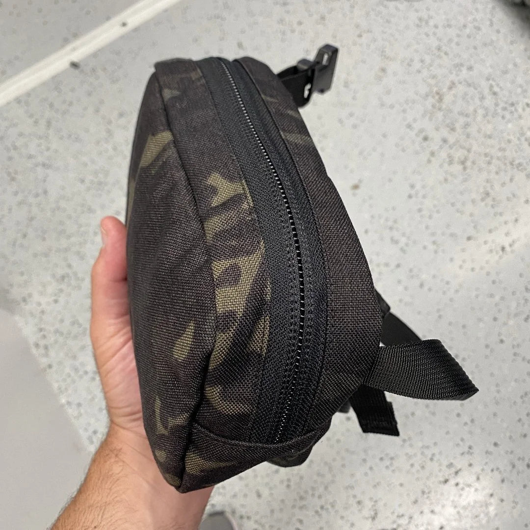 Sac banane minimaliste motif forêt