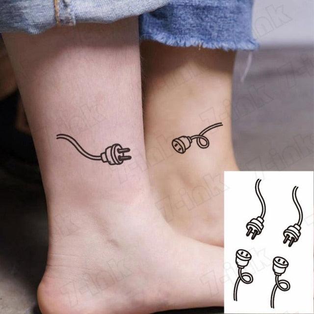 Modern Small Tattoo Sun Moon Heart Waterproof Temporary Tattoos High Quality Design For Womens