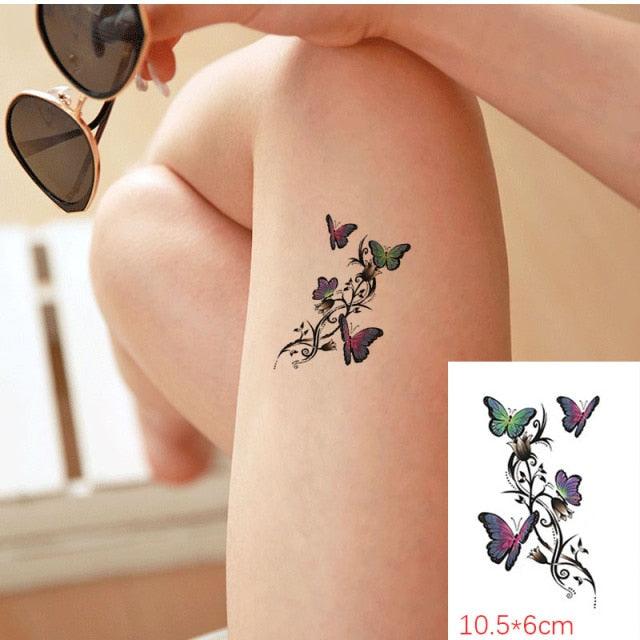Modern Small Tattoo Sun Moon Heart Waterproof Temporary Tattoos High Quality Design For Womens