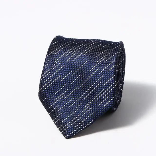 Modern Style Black Brown Wedding Neck Ties For Men Stylish Stripe Design Wedding And Casual Suit Neckties For Men