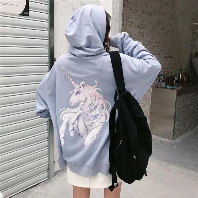 Modern With Hat Hoodies Women  Kangaroo Pocket Casual Loose Solid Color Sweatshirt Female  Fashion New Female Tops Sports Clothing Oversized Zip Hooded Sweatshirt Cotton Women Autumn Hoodie