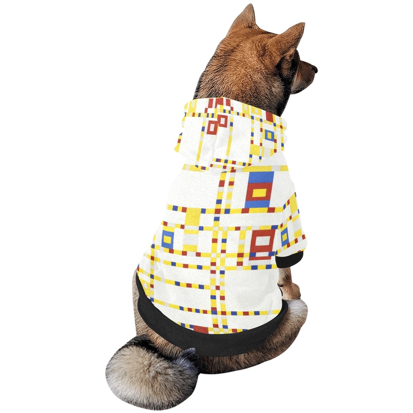 Mondrian Broadway Boogie Woogie Button Hoodie