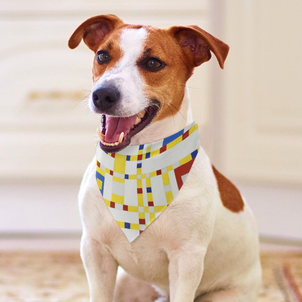 Mondrian Broadway Boogie Woogie Pet Scarf