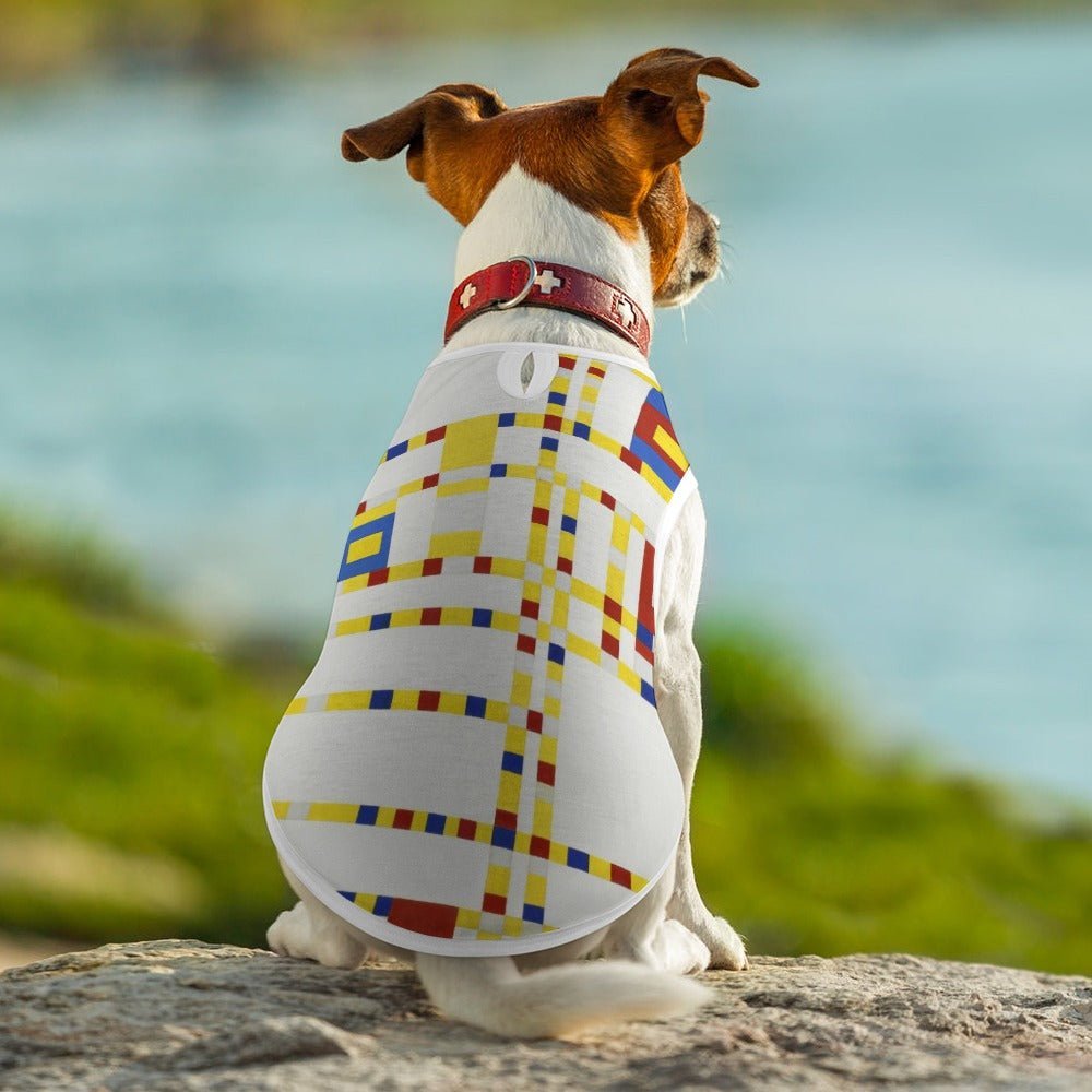 Mondrian Broadway Boogie Woogie Pet Vest
