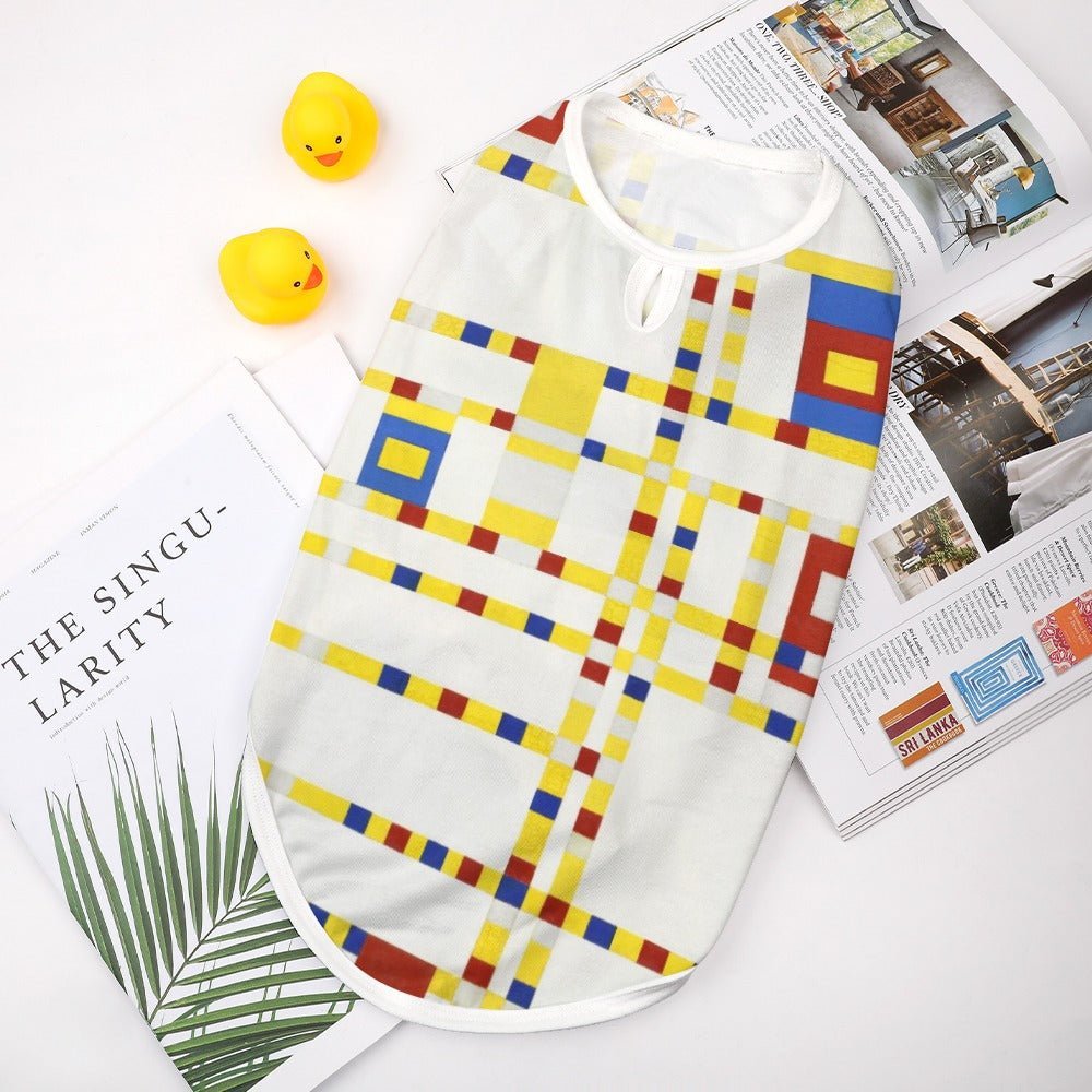 Mondrian Broadway Boogie Woogie Pet Vest