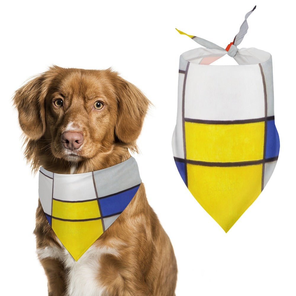 Mondrian Composition A Pet Scarf