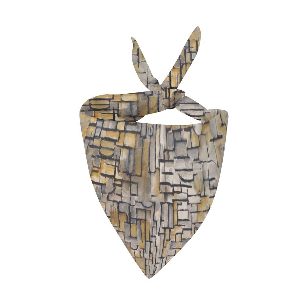Mondrian Tableau No. 2, Composition No. VII Double-Sided Pet Bandana