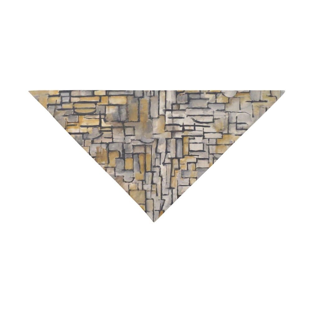 Mondrian Tableau No. 2, Composition No. VII Double-Sided Pet Bandana