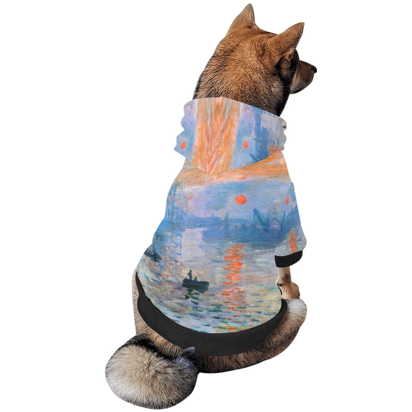 Monet Impression, Sunrise Button Hoodie