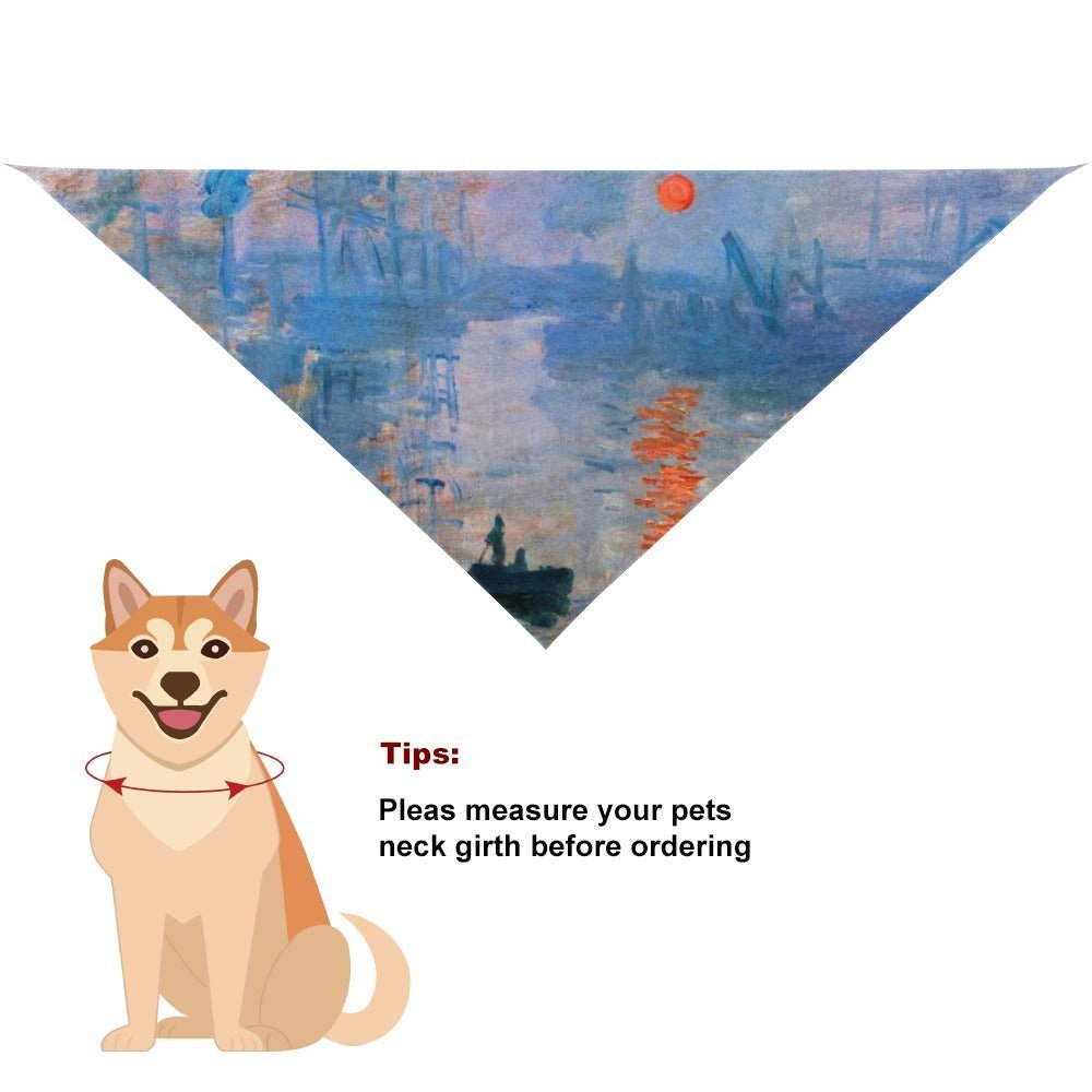 Monet Impression, Sunrise Pet Scarf