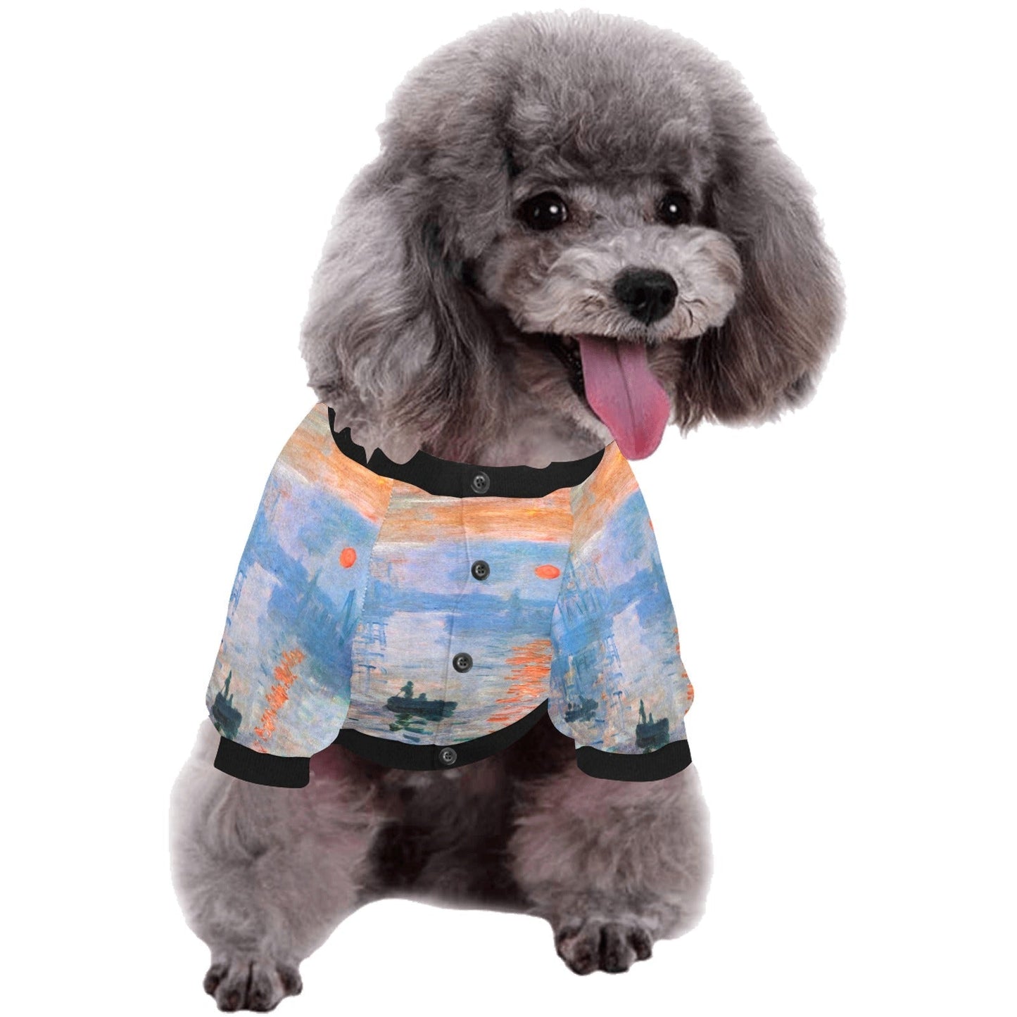 Monet Impression, Sunrise Round Neck Shirt