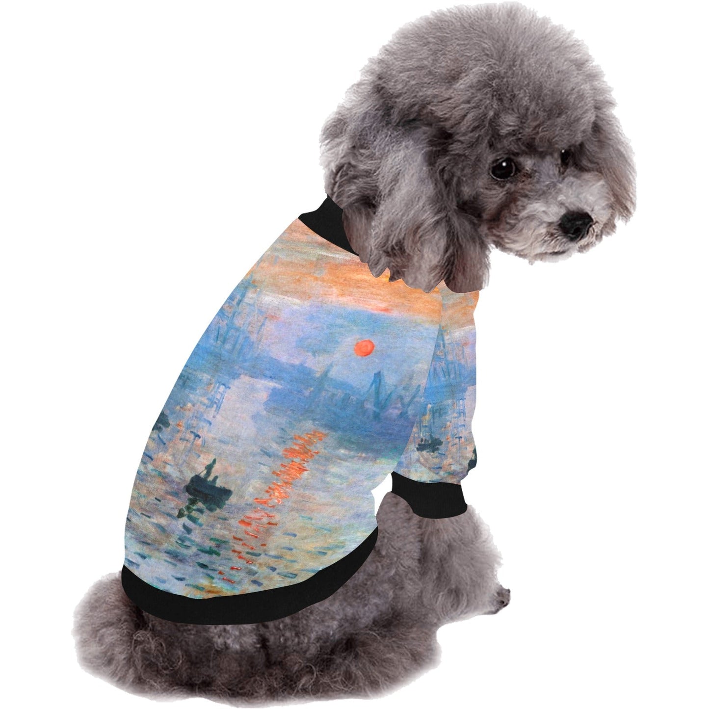 Monet Impression, Sunrise Round Neck Shirt