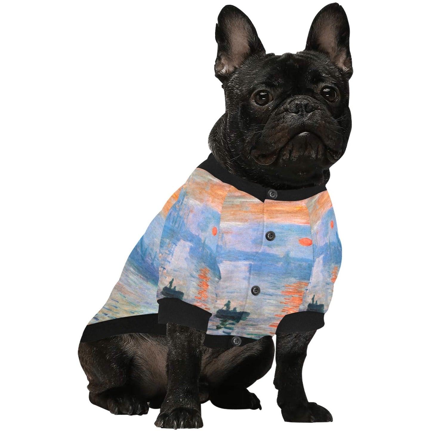 Monet Impression, Sunrise Round Neck Shirt