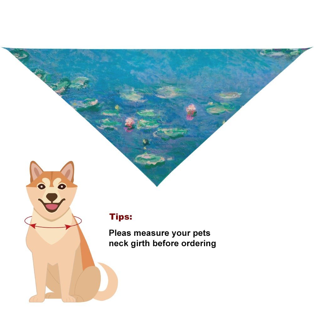 Monet Water Lilies Pet Scarf