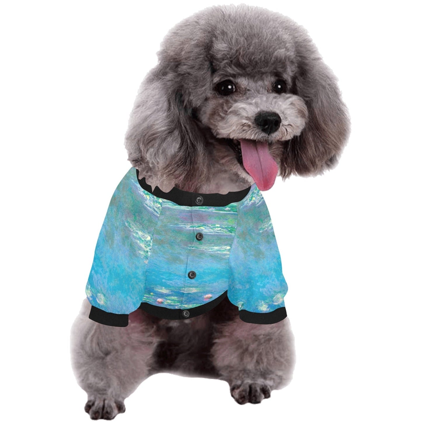 Monet Water Lilies Round Neck Shirt