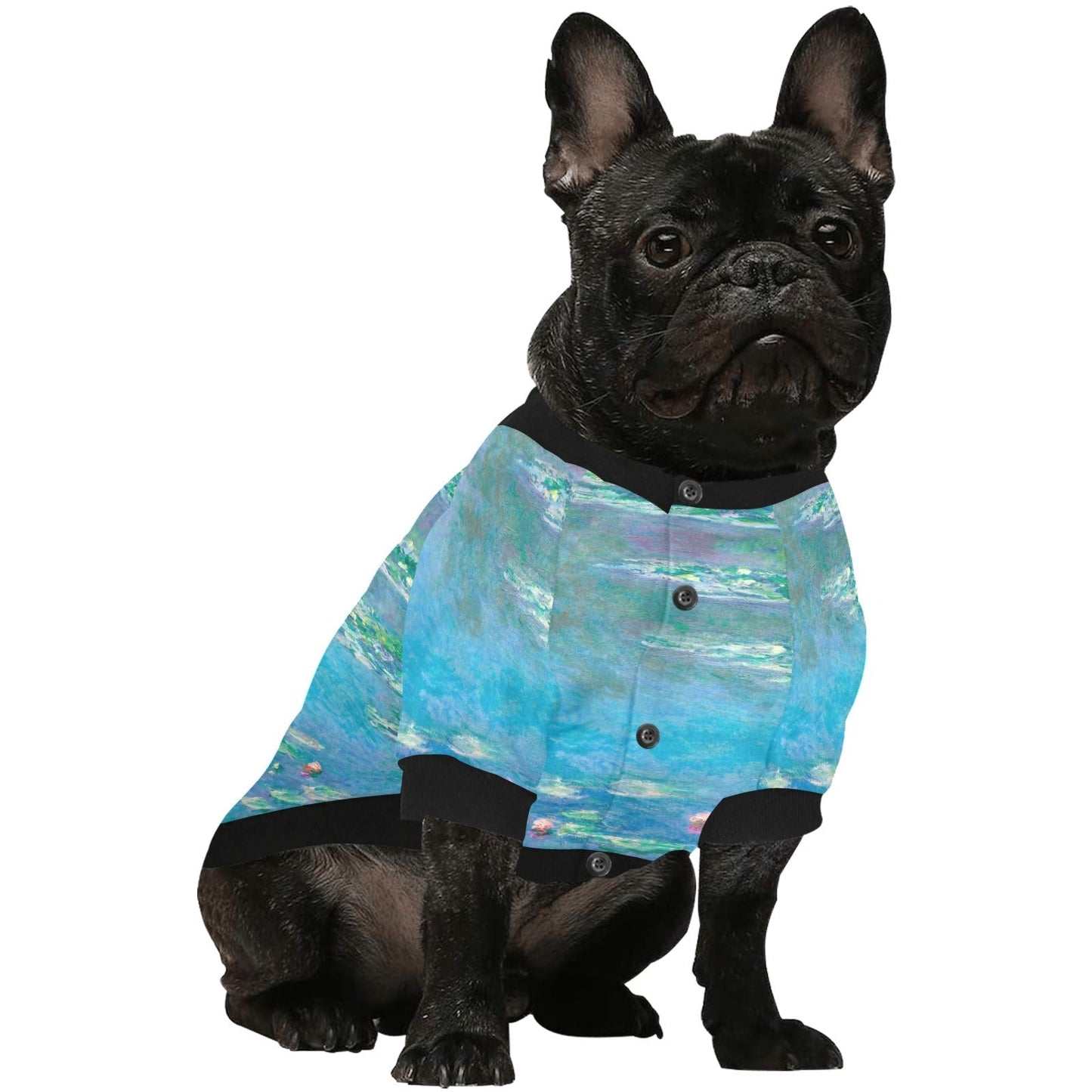 Monet Water Lilies Round Neck Shirt