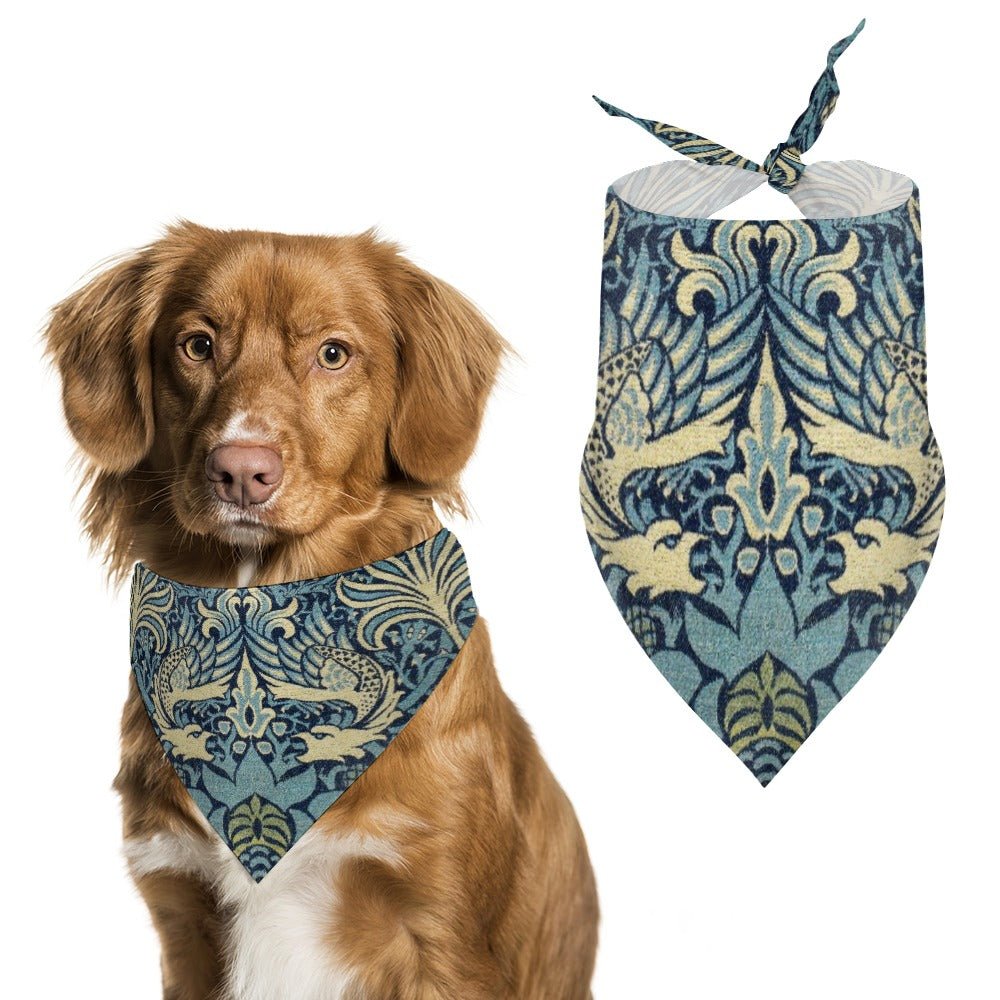 Morris Peacock and Dragon Pet Scarf