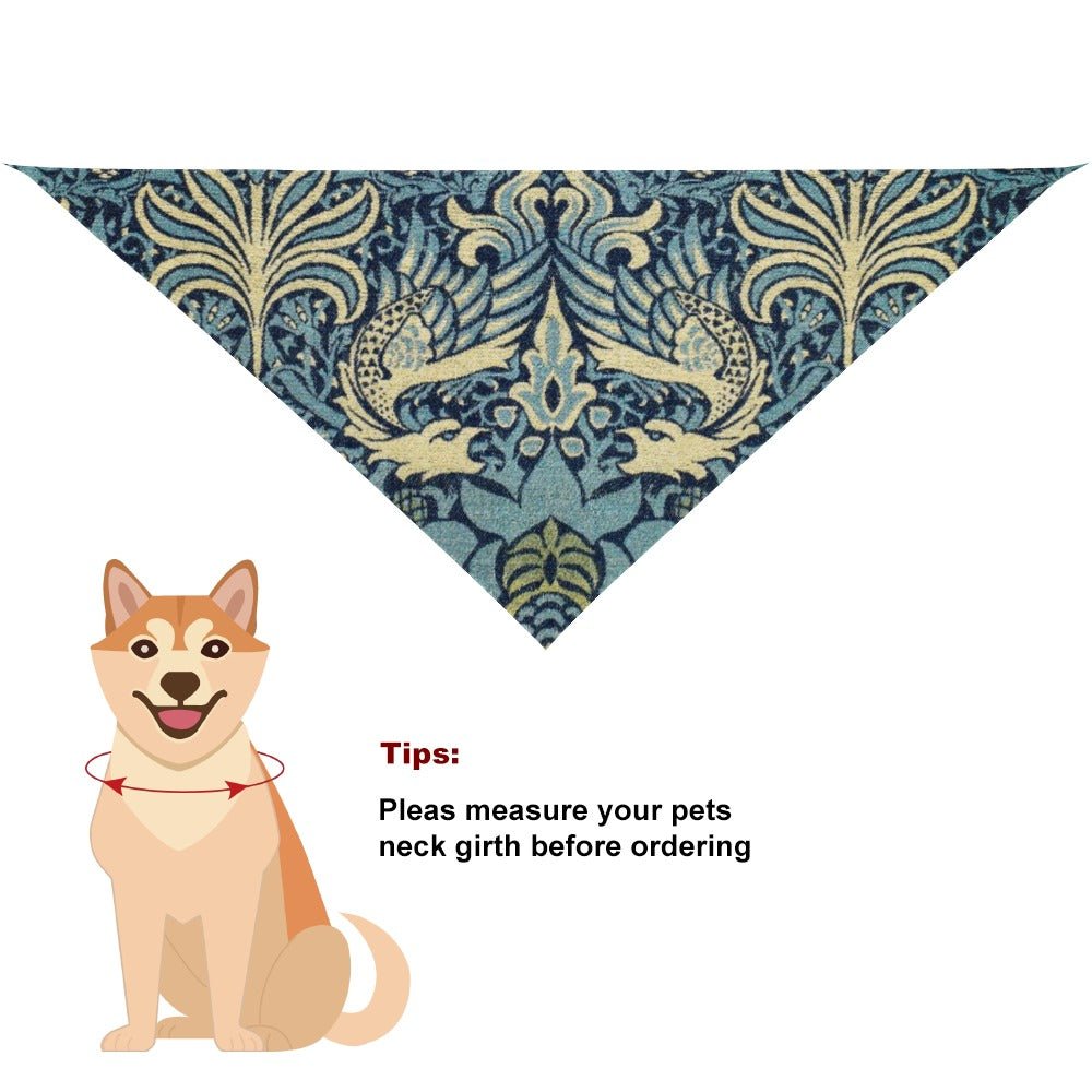 Morris Peacock and Dragon Pet Scarf