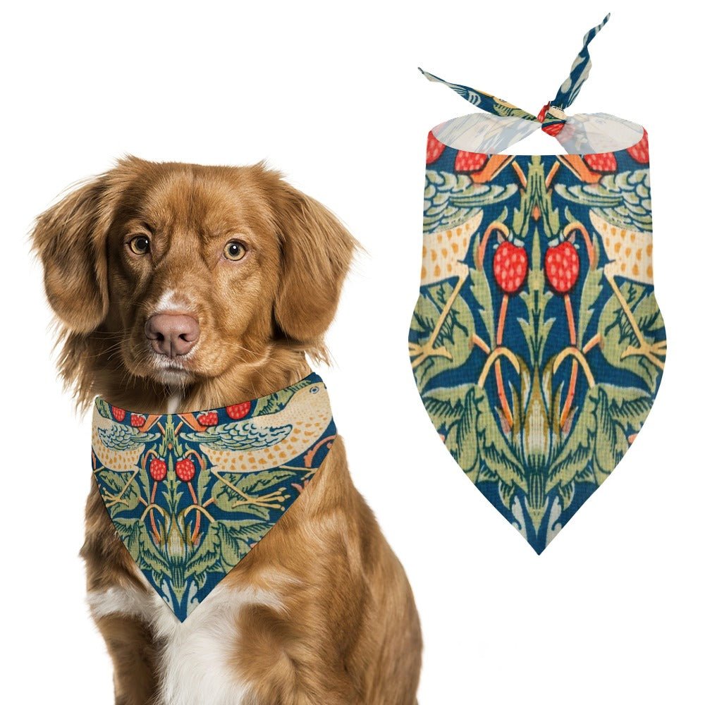 Morris Strawberry Thief Pet Scarf