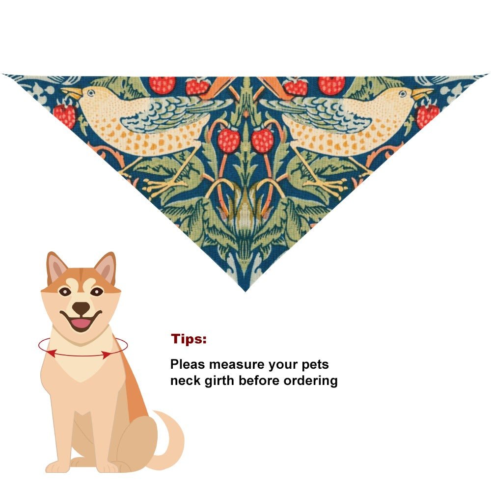 Morris Strawberry Thief Pet Scarf