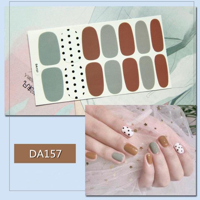 Nail Wraps Polish Decals Strips Golden Glitter 3D Adhesive Full Nail Art Stickers Manicure Kits Women Nail Decorations Accessories Metal Curve Stripe Lines Design Letter Nail Sticker Adhesive Decoration Template Nail Tool Decorations
