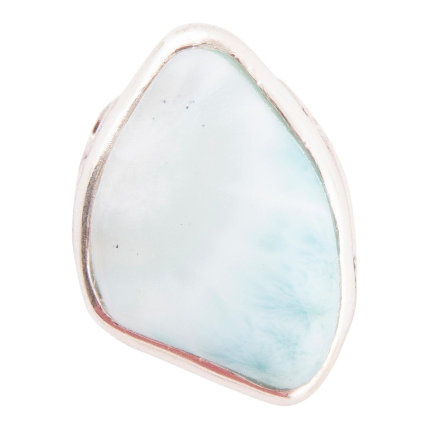 Bague en larimar bleu et argent sterling « Merveilles naturelles »
