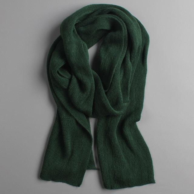 NEW Arrived Men's Fashion Winter Soft Long Thick Warm Scarf Lightweight Knit Spring Unisex Soft Scarves Size Elegant Male Cashmere Neckerchief Warmer Scarves For Men Women
