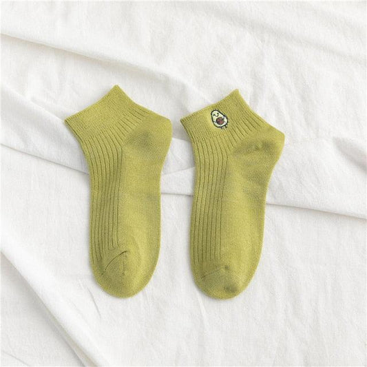 New Cartoon Female Breathable Cotton Socks Cute Bear Lovely Animal Pattern Girl Sock Novelty Combed of Pure Cotton Crew Socks For Men And Women