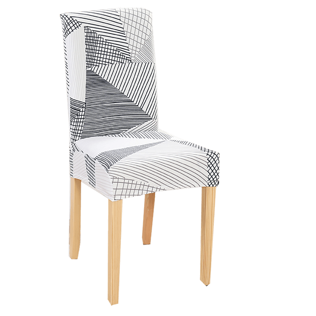 New Chair Covers Spandex Stretch Chair Covers Dining Slipcover Decorative Chair Cover floral For Kitchen Wedding Banquet Hotel Stretch Armless Chair Slipcover for Dining Room Seat Cushion, Spandex Kitchen Parson Chair Protector Cover, Removable & Washable