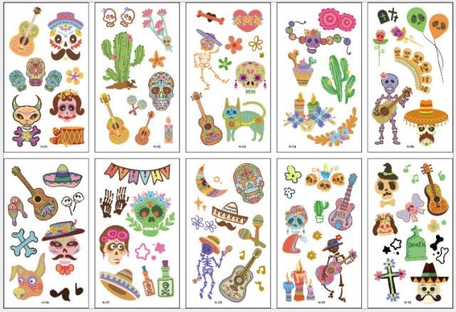 New Children's Sticker Animals Pattern Tattoo Bear Lion Rainbow Luxury Colorful Children Sets