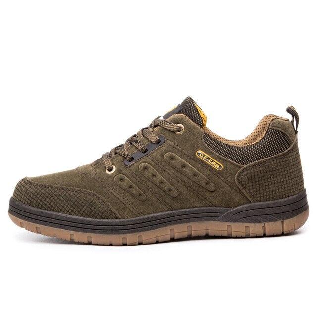 New Classics Style Mens Hiking Shoes Lace Up Men Sport Wear-Resistant Outdoor Jogging Camping Low Cut Hiking Work Boots Outdoor Mountaineering Sport Shoes