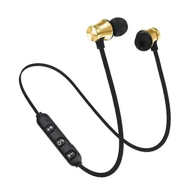 Magnetic Wireless Bluetooth Earphone Music Neckband Sports Earphones For Running & Workout