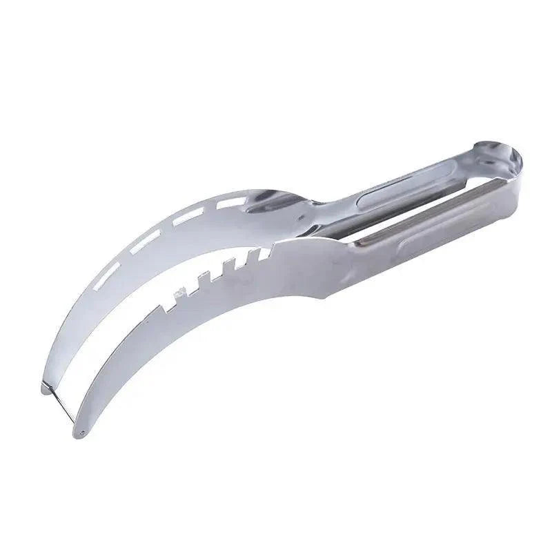 Nouveau 1pc Acier Inoxydable Coupe-Pastèque Couteau De Fruits Outils De Cuisine Gadgets Cuillères À Pastèque Écologiques
